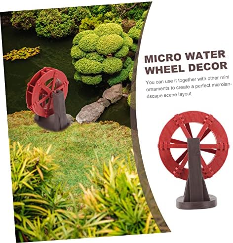 LIOOBO 2pcs DIY Water Wheel Fountain Accessory