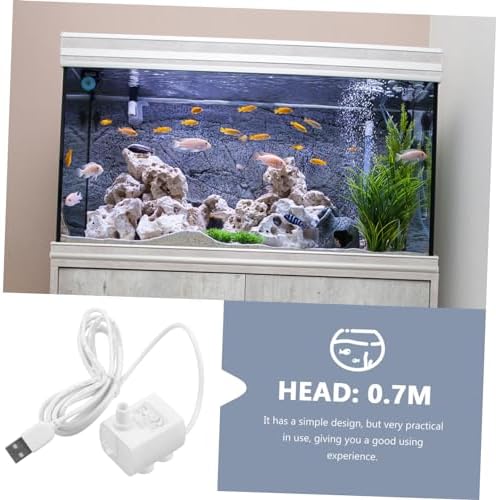 Happyyami Mini USB Water Pump for Aquariums and Tabletop Fountains