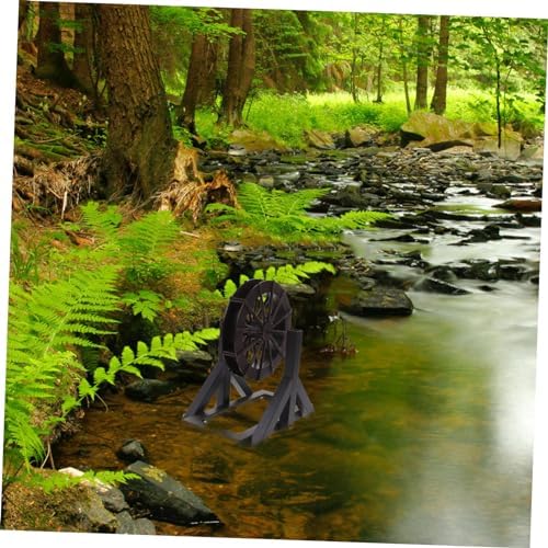 YARNOW Waterfall Fountain Rotating Wheel Decor Set