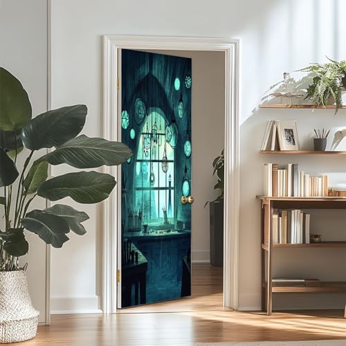 3D Coastal Lighthouse Door Sticker Decals 30x79