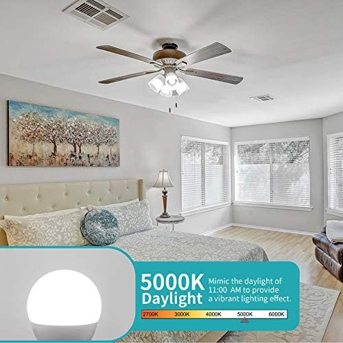 Hansang LED Ceiling Fan Light Bulb 8 Pack