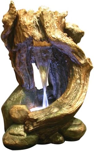 Alpine Rainforest Tabletop Fountain with LED Light