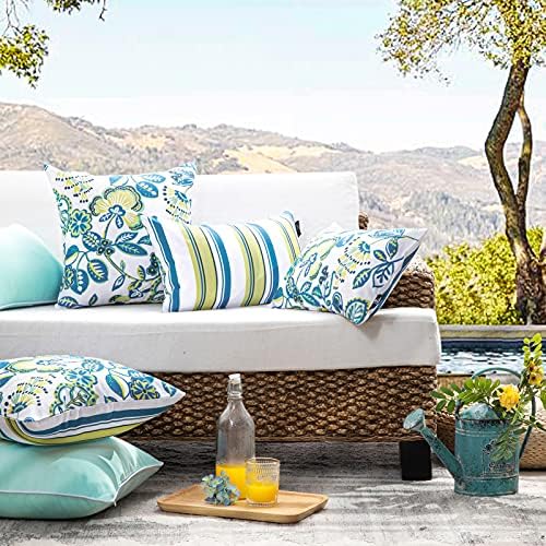 Phantoscope 2 Pack Waterproof Throw Pillow Covers