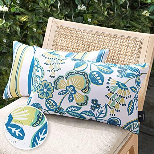 Phantoscope 2 Pack Waterproof Throw Pillow Covers