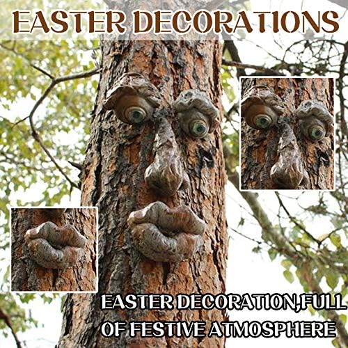 3D Grandpa Tree Face Hugger Outdoor Decor Sculpture
