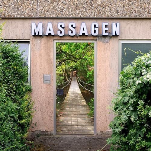 ChezMax 3D Door Murals Peel and Stick Decals