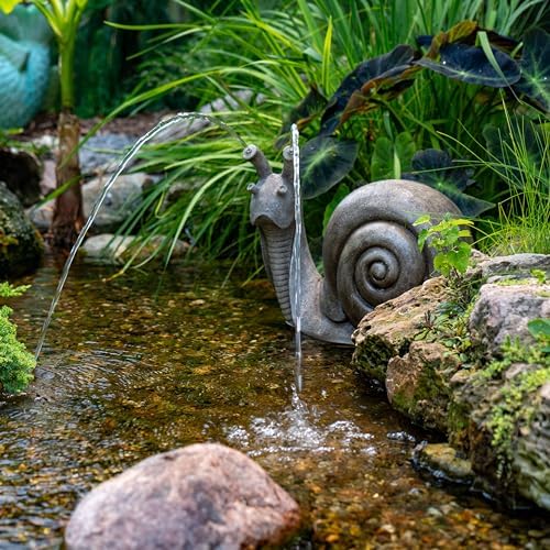 Aquascape Silly Snail Spitter Fountain for Pond and Garden