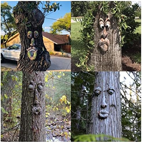 3D Grandpa Tree Face Hugger Outdoor Decor Sculpture