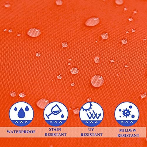 Pack of 2 18x18 Inch Waterproof Outdoor Pillow Covers