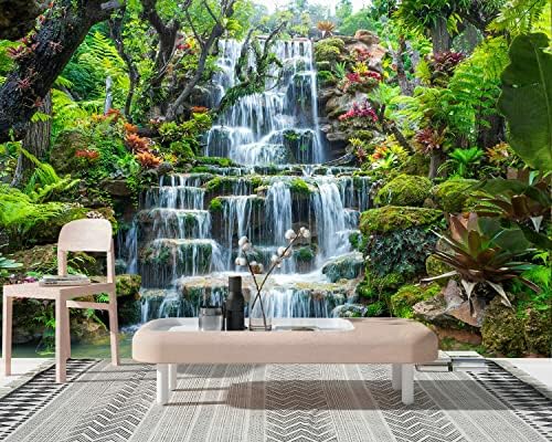 FLFK 3D Mountain Spring Wall Mural 1417x984 - Natural Landscape Peel and Stick