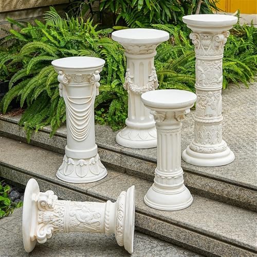 Greek Column Decorative Pedestal Base for Statues and Vases