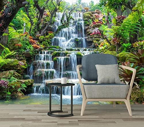 FLFK 3D Mountain Spring Wall Mural 1417x984 - Natural Landscape Peel and Stick