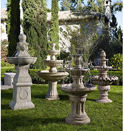 John Timberland Royal Lion 54 Inch High Outdoor Fountain