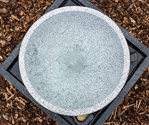 Tenaya Granite Vortex Fountain with LED Lights
