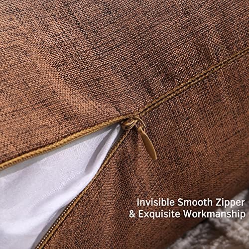 OTOSTAR 2-Piece Waterproof Outdoor Throw Pillow Covers