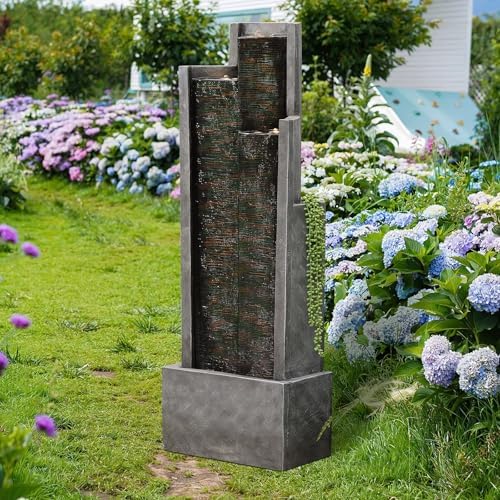496 Inch Tall Freestanding Water Fountain with Lights