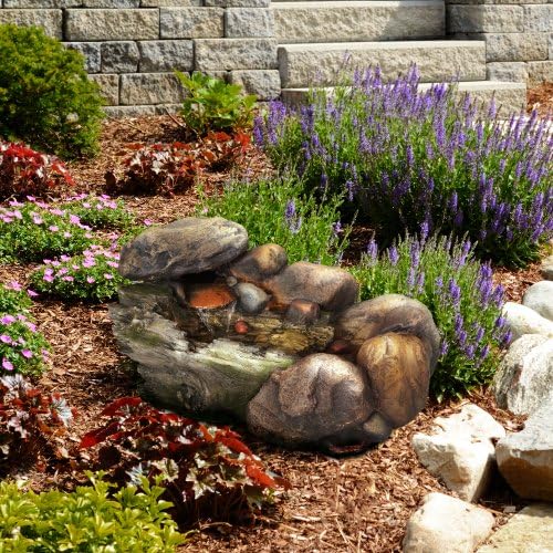 Go Yard Cascading Stone Fountain 3 Tiers